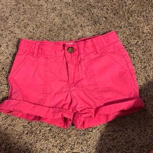 Carter’s pink shorts!
